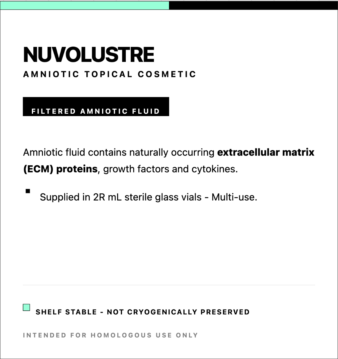 NuvoLustre (Amniotic Topical Cosmetic)
