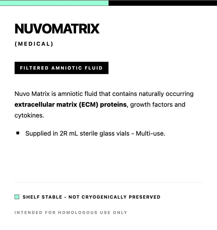 NuvoMatrix (IV/Injectable)